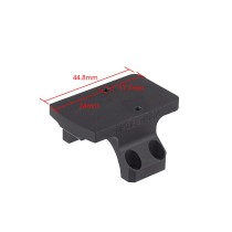 Tactical 30mm Optic Mount Base，CNC Aluminium，With Screws and Wrench，Black