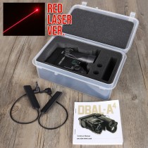DBAL-A4 Dual Beam Laser Sight, (Visible+Infrared)Laser Sight+Infrared Spotlight/floodlight and Bright White Light, high/Low Mode