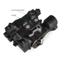 DBAL-A4 Dual Beam Laser Sight, (Visible+Infrared)Laser Sight+Infrared Spotlight/floodlight and Bright White Light, high/Low Mode