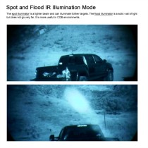 DBAL-A4 Dual Beam Laser Sight, (Visible+Infrared)Laser Sight+Infrared Spotlight/floodlight and Bright White Light, high/Low Mode