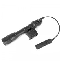 M612V Mini Scout Torch Light，200 Lumens Tactical LED Whitelight Flashlight，with Remote Pressure Switch