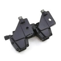 2Pcs NVG Dovetail Shoe J-Arm Mount for Bracket Assembly Couples with A Folding Binocular Bridge or Flip to Side