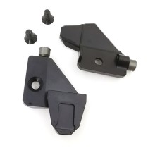 2Pcs NVG Dovetail Shoe J-Arm Mount for Bracket Assembly Couples with A Folding Binocular Bridge or Flip to Side