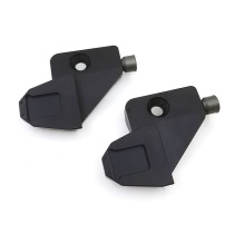 2Pcs NVG Dovetail Shoe J-Arm Mount for Bracket Assembly Couples with A Folding Binocular Bridge or Flip to Side
