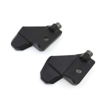 2Pcs NVG Dovetail Shoe J-Arm Mount for Bracket Assembly Couples with A Folding Binocular Bridge or Flip to Side