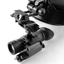 2Pcs NVG Dovetail Shoe J-Arm Mount for Bracket Assembly Couples with A Folding Binocular Bridge or Flip to Side