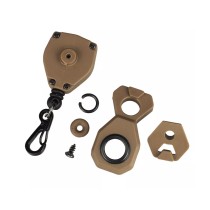 3-Hole Helmet Bracket Mount NVG Lanyard Integrated Base NVG Bracket Lanyard