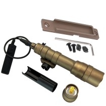 M600DF Flashlight with 20mm Rail,1400 Lumens, with Modular Remote Pressure Switch & Pressure Switch Mount Slot Fit M&K System