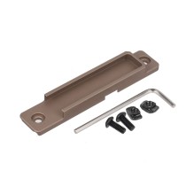 M600DF Flashlight with 20mm Rail,1400 Lumens, with Modular Remote Pressure Switch & Pressure Switch Mount Slot Fit M&K System