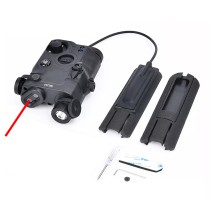 Nylon PEQ15 Red/Green/Blue IR Fill Light Indicator Sight, & Remote Pressure Switch & Switch Mount Slot,for 20mm Rail