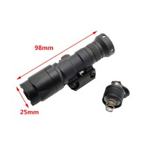 Metal CQBL-1 Red/Green/Blue IR Indicator Sight,&AXON Dual Wire Remote Pressure Switch(SF+2.5), & M300A LED White Flashlight